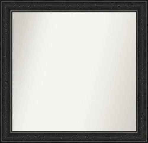 Vista 246 de Amanti Art Espejo personalizado, gran espejo de baño estrecho, espejo de pared o espejo de tocador de baño sobre el fregadero (24 x 24 pulgadas)