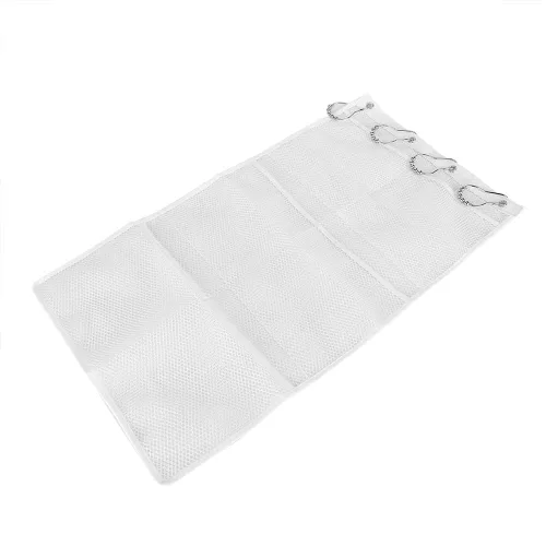 Vista 3 de Cesta de almacenamiento portátil colgante con 6 bolsillos, bolsa de almacenamiento para guardar el armario, puerta, organizador para colgar