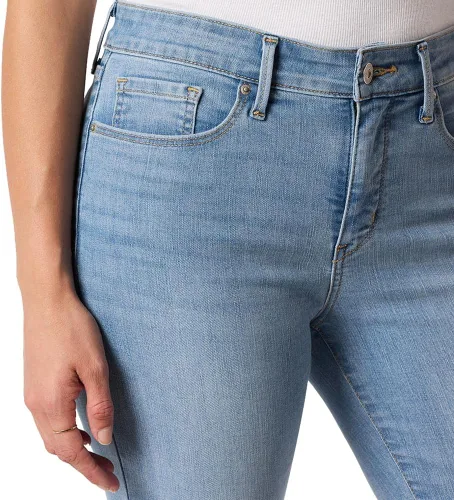 Vista 5 de Levi Strauss Signature Gold Jeans rectos totalmente moldeadores para mujer (Nuevo) Espaciado