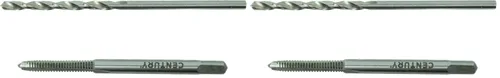 Vista 8 de Century Drill & Tool 95302 Paquete combinado de roscas y taladros para máquina, 4-40 NC