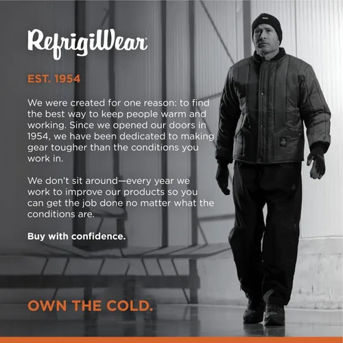 Vista 7 de RefrigiWear Chaqueta de desgaste más fresco, ropa de trabajo aislada, clasificación de comodidad de 10F