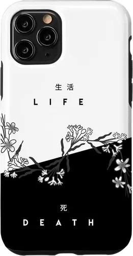 Vista 29 de Life Death Flowers - Funda de regalo japonesa minimalista con luz oscura para iPhone 17