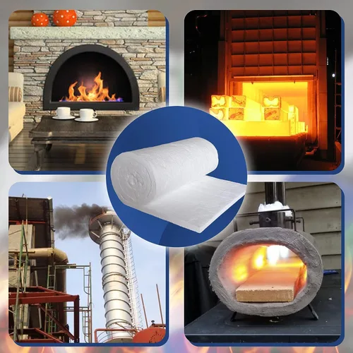 Vista 6 de SIMOND STORE Manta aislante de fibra de cerámica, 48 x 16 x 1 pulgada (gruesa) - 2400 F 8# - deflector de aislamiento de alta temperatura