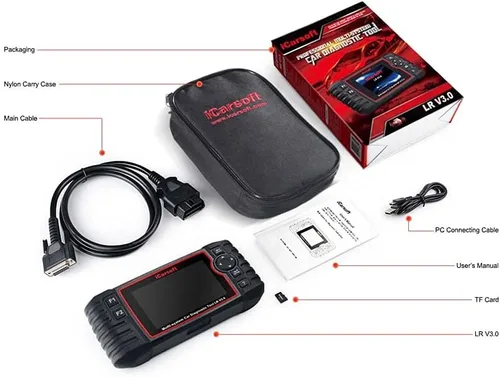 Vista 7 de iCarsoft LR V3.0 para Land Rover/herramienta de diagnóstico de Jaguar con el VIN/prueba rápida/prueba de actuación auto
