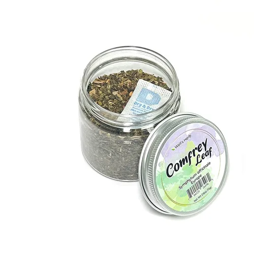Vista 2 de Hoja de consuelda seca natural de Well's 0.6 oz Para aceite de hierbas para cabello y piel DIY