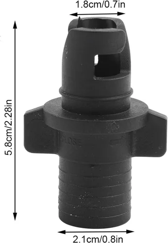 Vista 2 de Adaptador de bomba inflable Compresor Tabla de paleta Adaptador de bomba Adaptador de válvula de aire Conector para tabla de remo de barco inflable