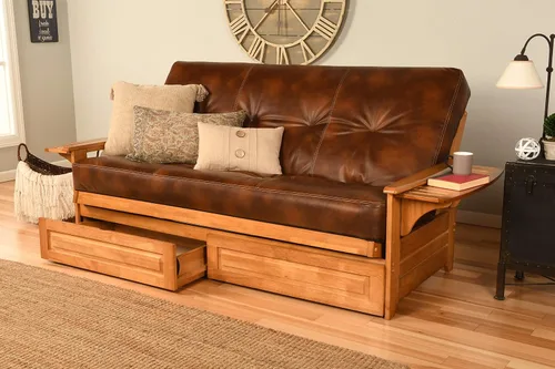 Vista 14 de Kodiak Furniture - Juego de futón, blanco, Madera Tela, Canadá
