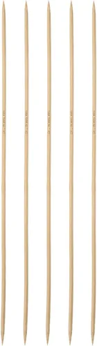Vista 34 de Harfington - 5 piezas de agujas de tejer de bambú de doble punta, tamaño US 1 (2.25 mm), carbonizadas, 7.9 pulgadas (20 cm) rectas para tejer a