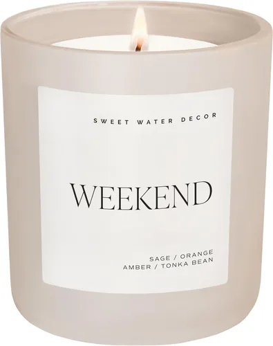 Vista 13 de Sweet Water Decor Palo Santo - Vela de pachulí – Clavo de soja, vainilla, pachulí, vela de spa perfumada de madera de cedro para el hogar, tarro