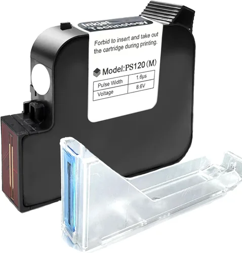 Vista 19 de Phezer Cartucho de tinta solvente de secado rápido original de repuesto PS100 impresora de inyección de tinta portátil y mini impresora de inyección