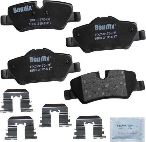 Vista 103 de Bendix Priority1 CFC154 - Juego de pastillas de freno de disco para Avanti II, Century, LeSabre, Regal, Riviera, chasis comercial, DeVille