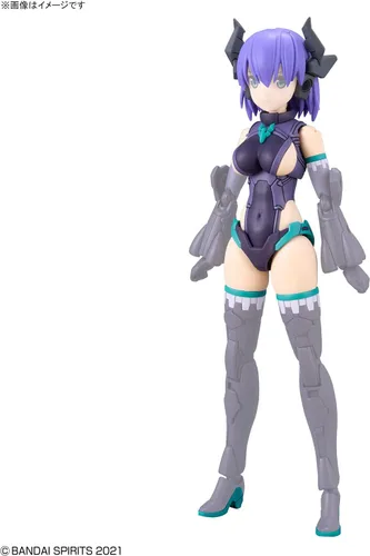 Vista 8 de Bandai Hobby - 30 Minute Sisters - #07 Option Parts Set 7 (Evil Costume) [Color A] 30 MS Model Kit