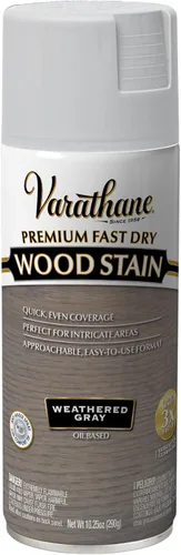 Vista 12 de Varathane Premium - Tinte para madera de secado rápido en aerosol, 10.25 onzas, ébano