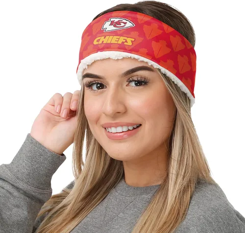 Vista 89 de FOCO Diadema de moda para mujer con logotipo de equipo de la NFL Gradiente impreso.