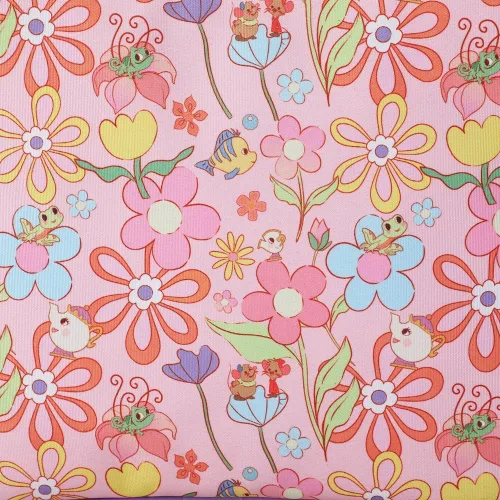 Vista 8 de Kit de almuerzo de personajes de princesas de Disney en estampado floral de 8 pulgadas