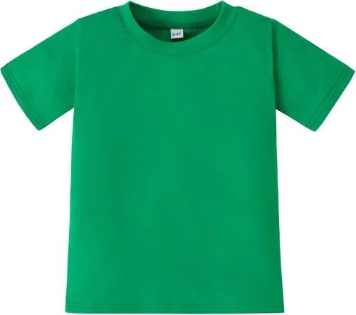 Vista 16 de Magic Park 6M-14Y Camiseta de manga corta y larga para bebés, camiseta de manga larga para niños, camisetas de color sólido para niños y niñas