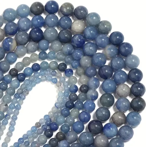 Vista 14 de Zenkeeper 116 piezas cuentas de piedra de sangre africana para hacer joyería 6 MM cuentas sueltas de piedras preciosas de sangre africana