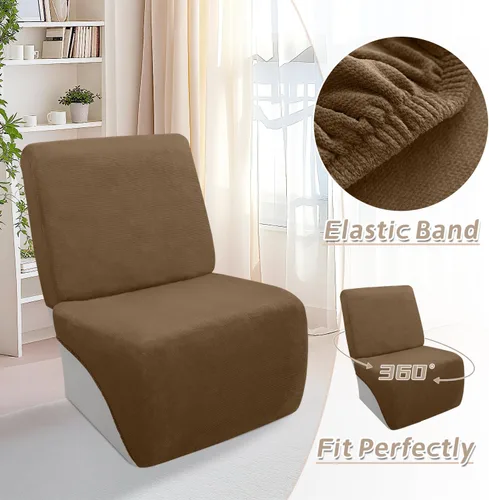 Vista 444 de Arfntevss Fundas de sofá seccional reclinable de terciopelo, Funda de sofá seccional de esquina para sofá reclinable, Funda elástica suave