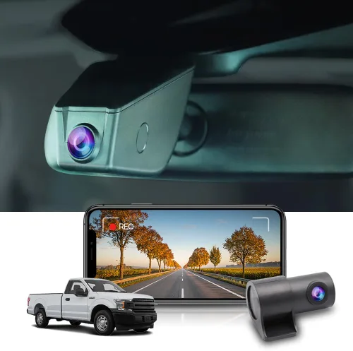 Vista 8 de Fitcamx Cámara de tablero 4K adecuada para Ford F250 F350 XL XLT 2011-2025 (DZ-00455), aspecto de fábrica OEM, video UHD 2160P, WiFi y aplicación
