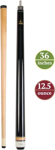 Vista 3 de ASKA Short Pool Cue Stick, LCS Series – Canadian Hard Rock Maple, 13mm Hard Leather Tip, 5/16x18 Joint, 2-Piece, Choose Length 36"/42"/48"/52" &