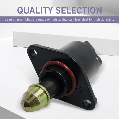 Vista 4 de Tesnaao 1 PC Válvula de control de aire inactivo, motor de stepper para automóvil, piezas de repuesto automáticas #90380 10526 90325864, compatible