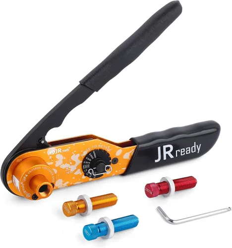 Vista 8 de JRready JRD-HDT-48 Deutsch - Herramienta de engarzado de contactos sólidos HDT-48-00 para tamaño 12, 16, 20 pines Deutsch, funciona con conectores