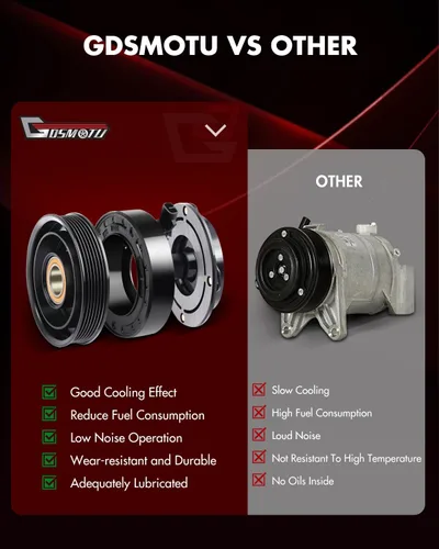 Vista 7 de Compresor de CA con embrague compatible con Nissan para MAXIMA 3.5L 2008-2014 para Pathfinder 3.5L 2013-2014 para Quest 3.5L 2011-2015