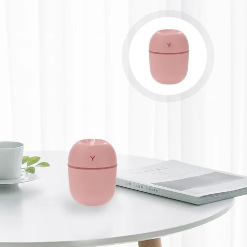 Vista 3 de Ciieeo Mini humidificador portátil USB silencioso humectante de aire para el hogar y la oficina, humidificador de escritorio ligero y silencioso