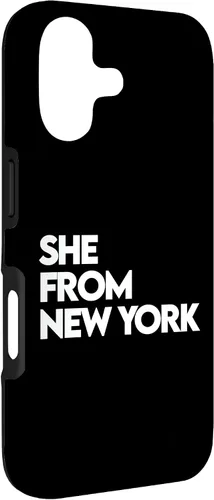 Vista 3 de She from New York Shirt, She's from NY NYC, Bronx, 713 832 Case for iPhone 17