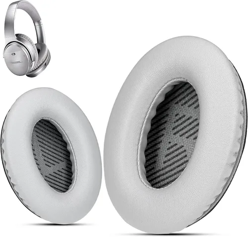 Vista 7 de Krone Kalpasmos - Fundas de repuesto profesional para auriculares Bose, almohadillas de repuesto para QuietComfort 35 Negro