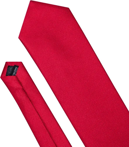 Vista 76 de Barry.Wang Juego de corbatas a cuadros para hombre con pañuelo gemelos de rayas clásicas
