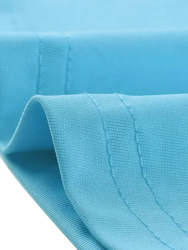 Vista 5 de Allegra K Vestido largo cruzado de algodón con tirantes delgados y espalda descubierta para mujer
