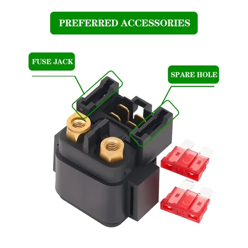 Vista 5 de Road Passion Relé solenoide de arranque para Yamaha Rhino 450 YXR450 2006 Raptor 660 YFM660 2001-2005 Rhino 660 YXR660 2004-2006 ATV