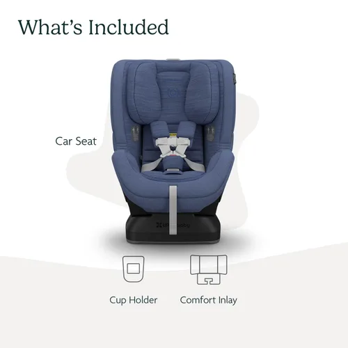 Vista 2 de UPPAbaby Rove - Asiento convertible para automóvil 2 en 1 trasero + orientado hacia adelante, instalación rápida y segura en 3 pasos, tecnología