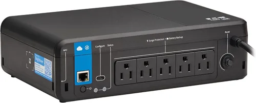 Vista 10 de Tripp Lite 350VA UPS Batería de respaldo de escritorio y protector contra sobretensiones, 210W, 3 tomas de corriente, UPS para hogar y oficina