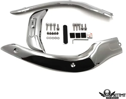 Vista 8 de HongK - Parabrisas cromado compatible con 04-13 H-D CVO Road Glide Ultra FLTR