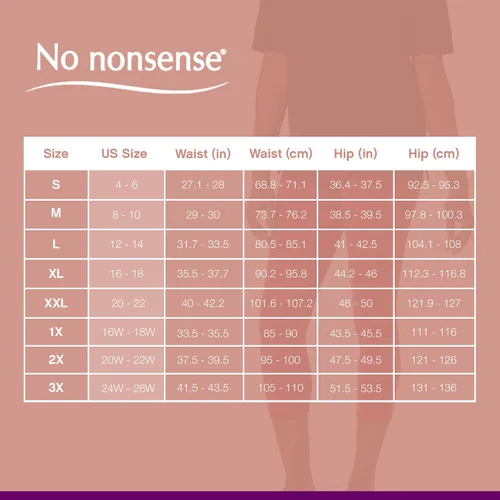 Vista 5 de No Nonsense Mallas Capri para mujer de algodón