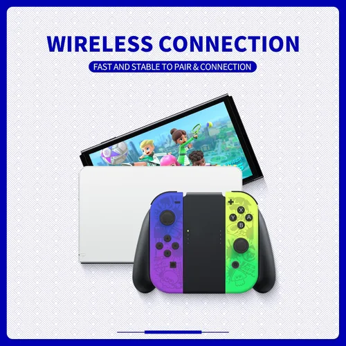 Vista 5 de WWOKIND Joy Con Controller Compatible for Switch, Wireless Joypad Replacement for Switch Joycon, Left Right Remote for Switch Controllers Joycon