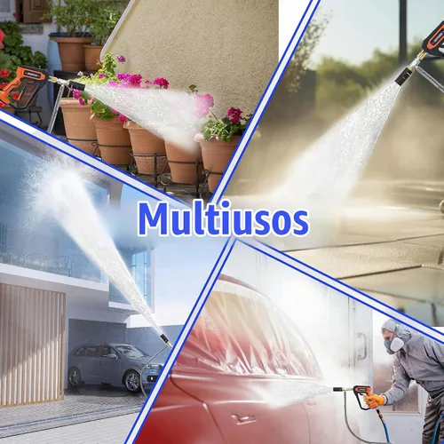 Vista 7 de FIXFANS Boquilla ajustable de largo alcance para lavadora a presión 2-2.5 GPM, kit de boquilla de pulverización de inyección descendente, inyector