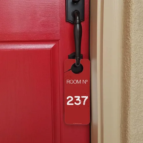 Vista 4 de The Shining Room 237 - Letrero de plástico para puerta