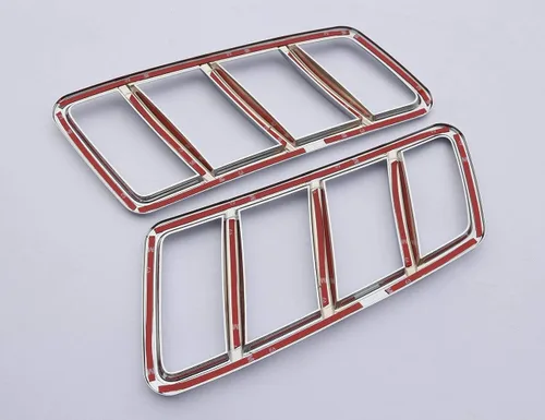 Vista 5 de Ajuste de la etiqueta engomada de la capilla del techo del motor del ABS Chrome para Mercedes Benz ML GL GLE GLS 2013-2017