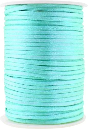 Vista 121 de Mandala Crafts Cordón de satén de cola de rattail de 0.02 in para nudos chinos de macramé