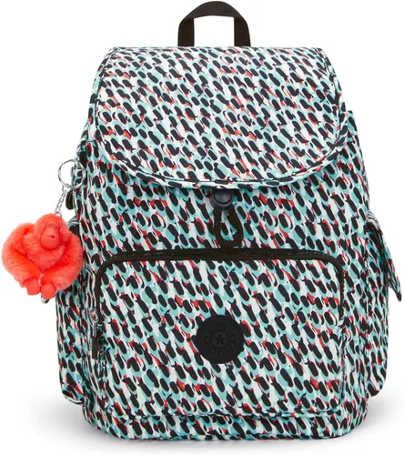 Vista 15 de Mochila pequeña Kipling City Pack para mujer, mochila ligera y versátil para el día, Negro (Black Noir), Pequeño