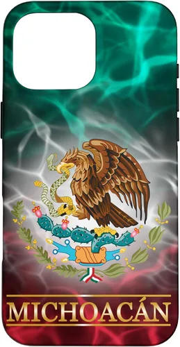 Vista 19 de Funda para iPhone 17 con la bandera de México de Michoacán - Orgullosa de las raíces mexicanas
