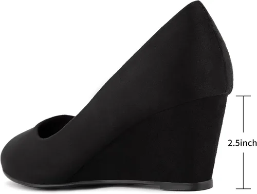Vista 4 de Greatonu Zapatos de vestir de oficina con tacón alto y puntera cerrada para mujer