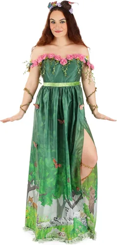 Vista 3 de Disfraz de madre naturaleza para mujer