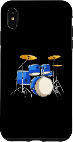 Vista 7 de Funda para iPhone 15 Drum Set Drums Rock Music Drummer