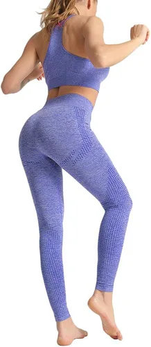 Vista 3 de WodoWei - Conjunto de 2 piezas de entrenamiento para mujer