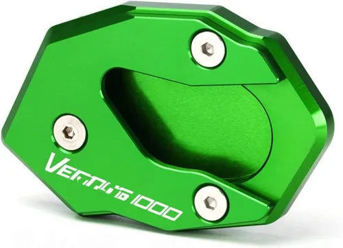 Vista 11 de Almohadilla de extensión de pie lateral para Kawasaki para VERSYS 1000 SE para Versys 1000SE 2019 2021 2023 (color verde negro)