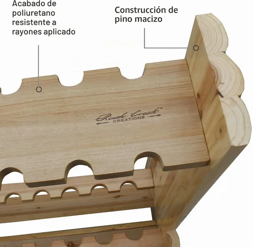 Vista 3 de Rush Creek Creations Soporte para caña de pescar/caña de pescar Rolling 16